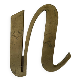 Metal letter