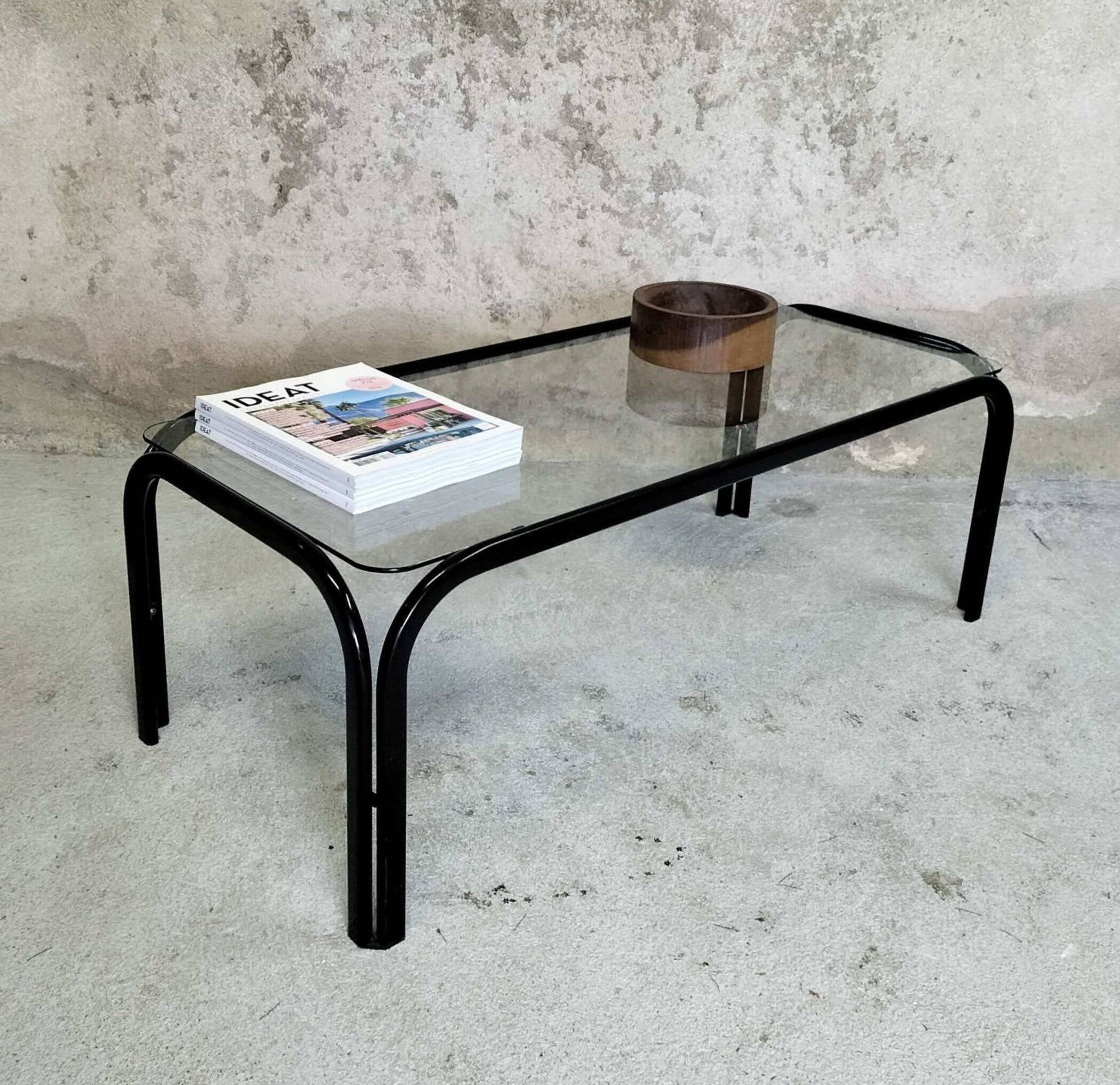 Large vintage coffee table.