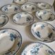 10 assiettes creuses Sarreguemines modèle Royat