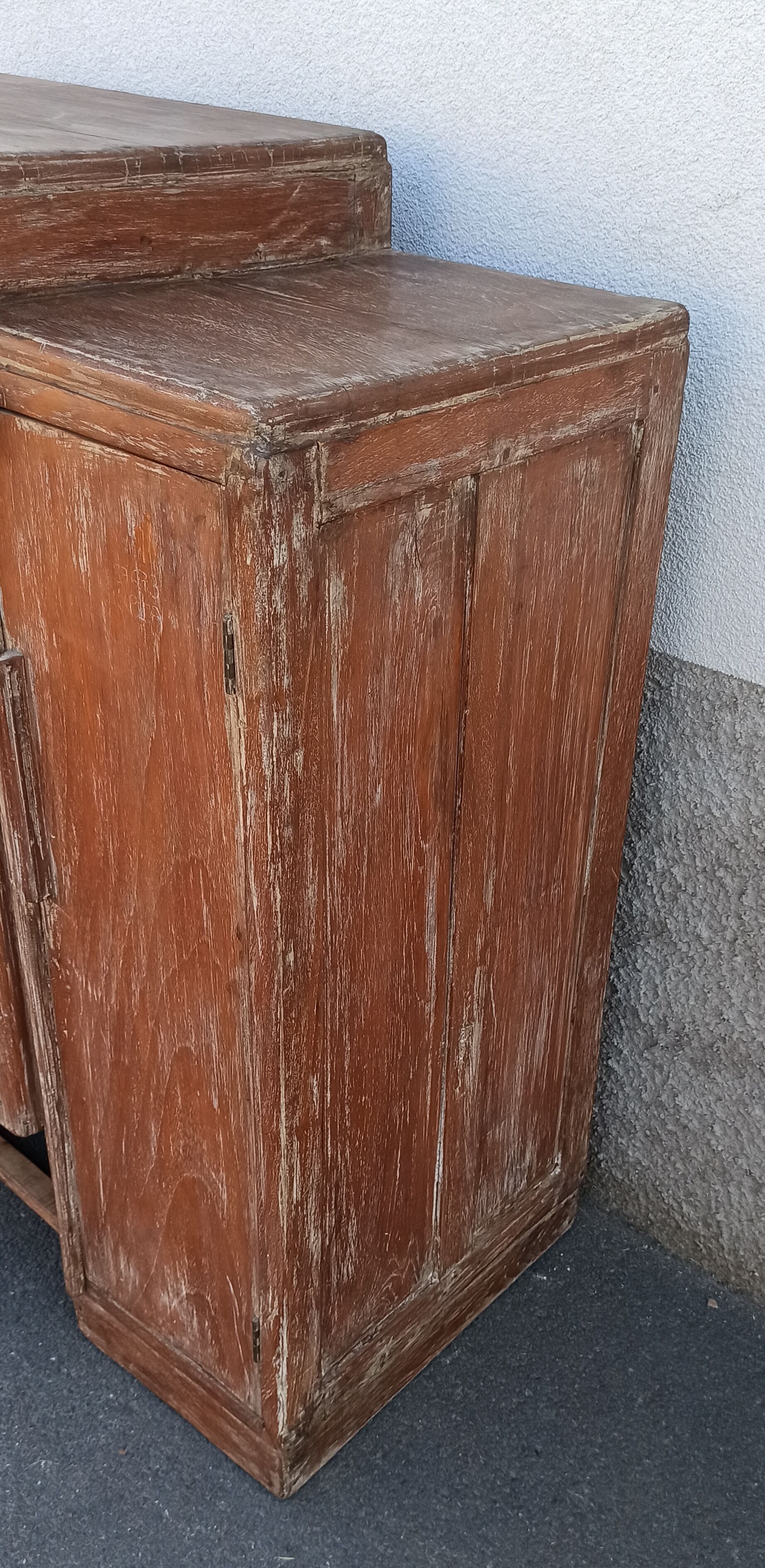 Antique wooden storage unit