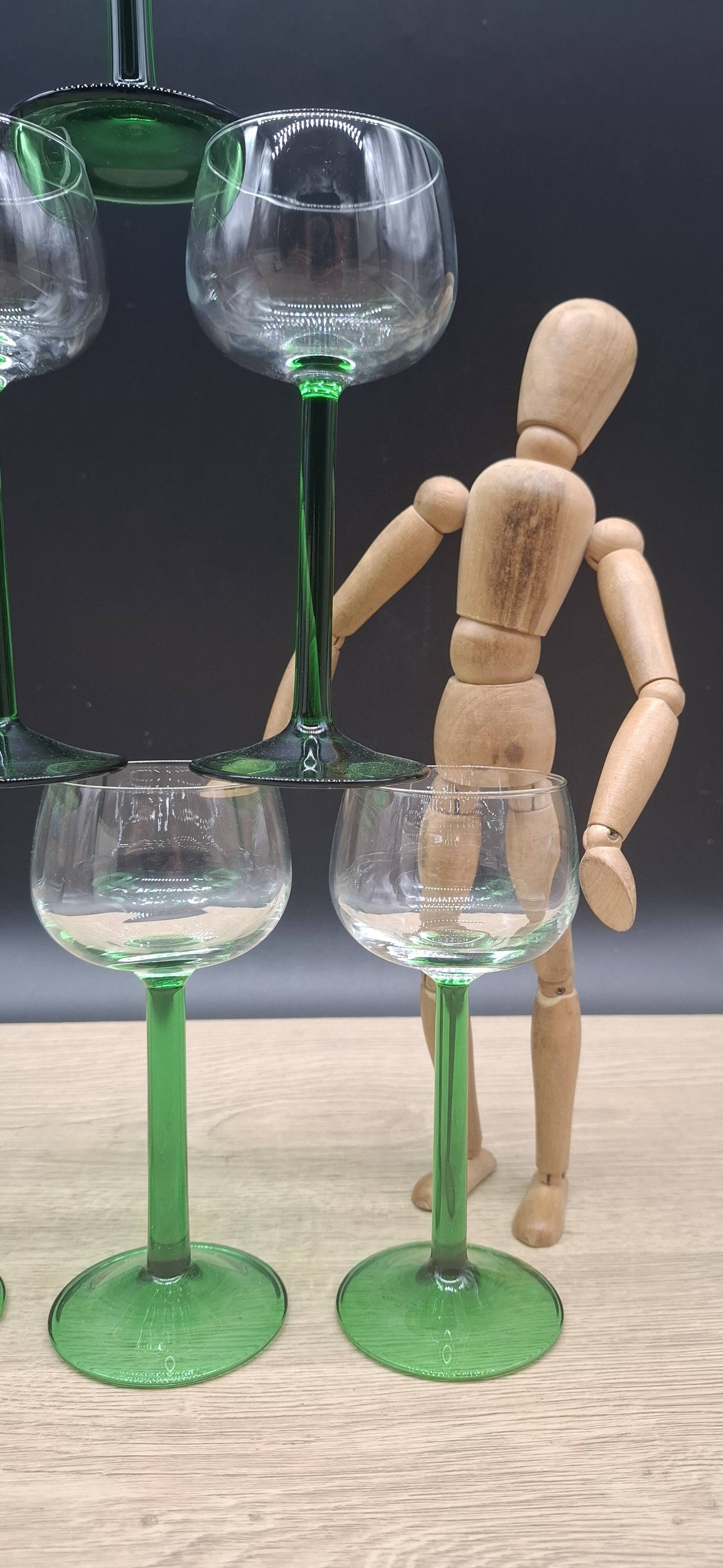 Set of 6 Alsace wine glasses