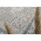 1970s Vintage Persian Handmade Wool Cotton Light Brown Area Rug 276x356
