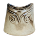 Zoomorphic ceramic vase Caves Dieulefit owl owl