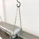 Grey Industrial Hanging Tube Light from Polam Gdansk, 1970s