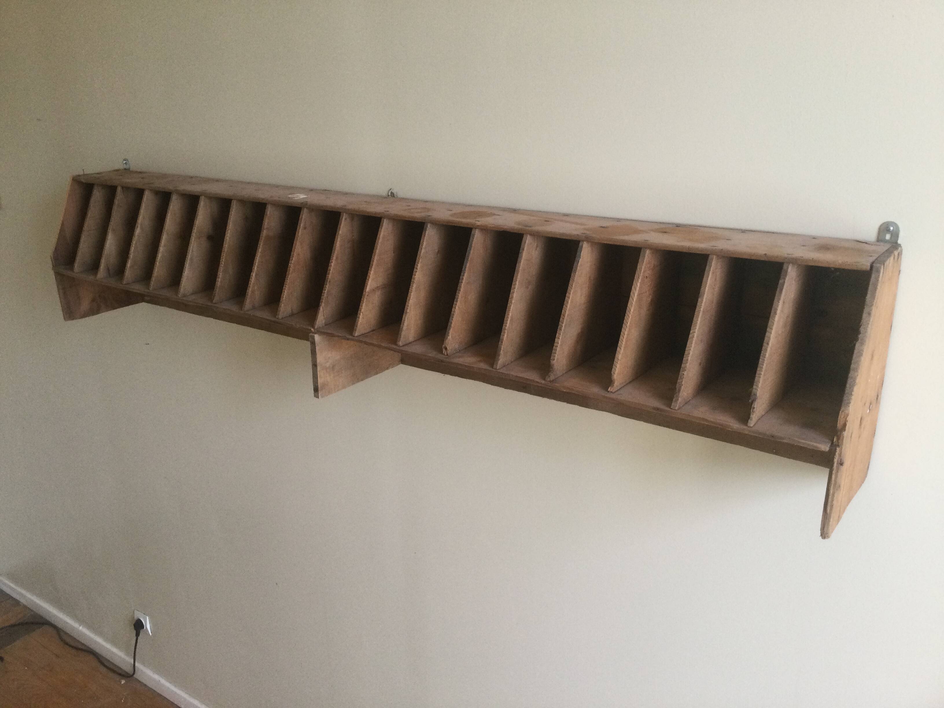 Large antique wall shelf