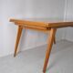Table a manger pieds compas 1950