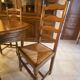 Table in solid cherry wood in Louis XV style.