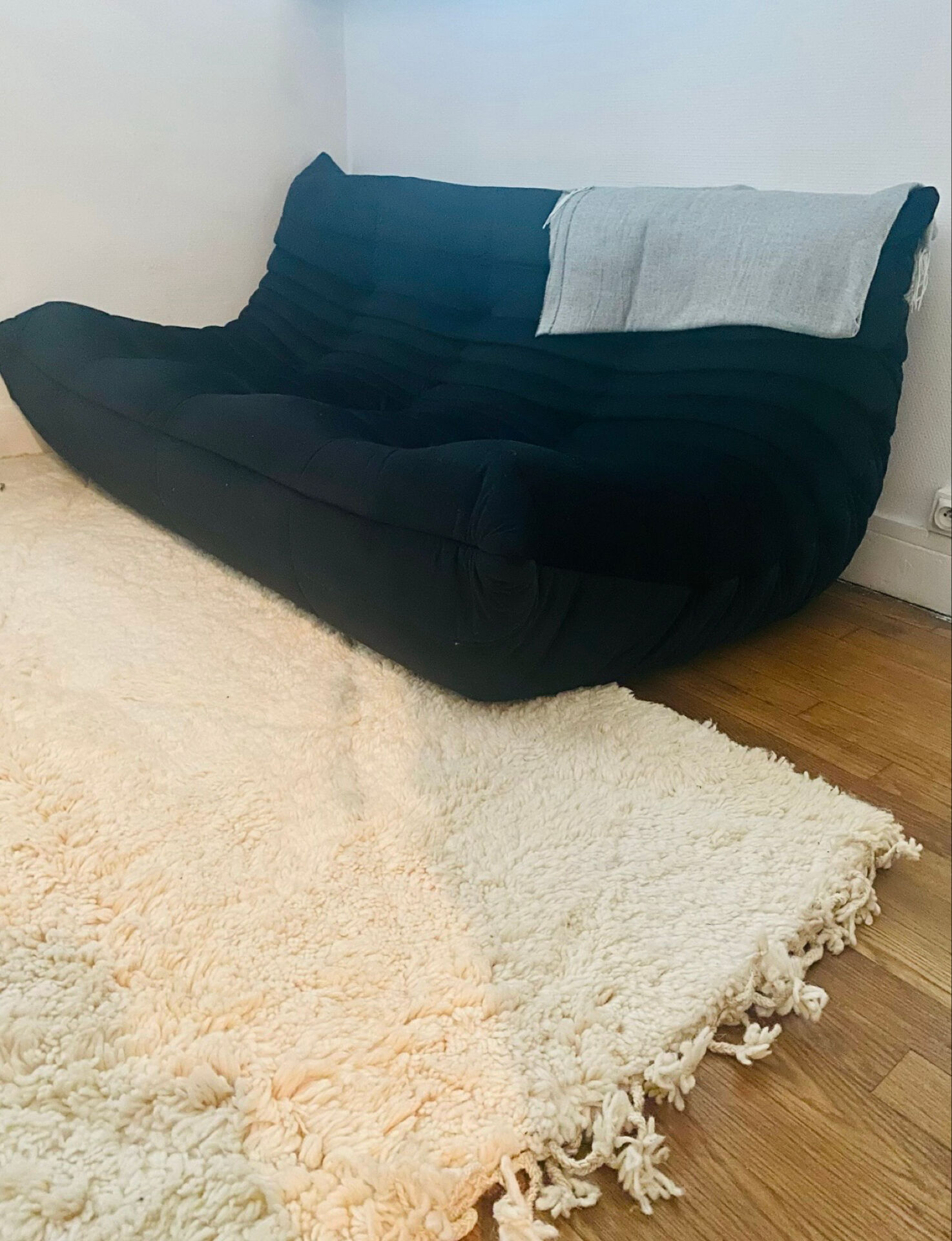 Ecru Berber rug