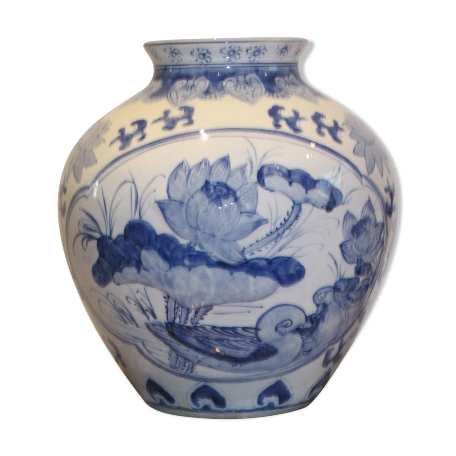 Asia blue vase