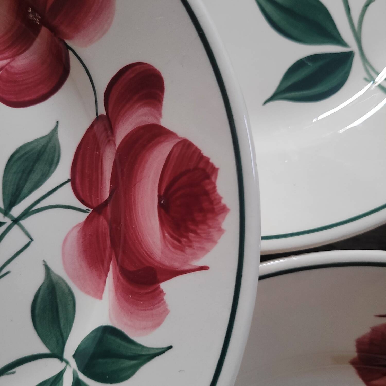 Vernon dinner plates – H.B.C. – 1940s