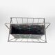 Metal and vinyl magazine holders 60s