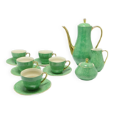 Coffee set, mid-century modern, porcelain, Porcelit Pruszków, Poland, 1970s.