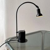 Minimalist Memphis design arc table lamp from the 80s.
