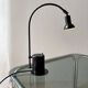 Minimalist Memphis design arc table lamp from the 80s.