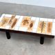 Roger Capron white ceramic coffee table