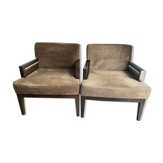Pair of Bobois rock armchairs
