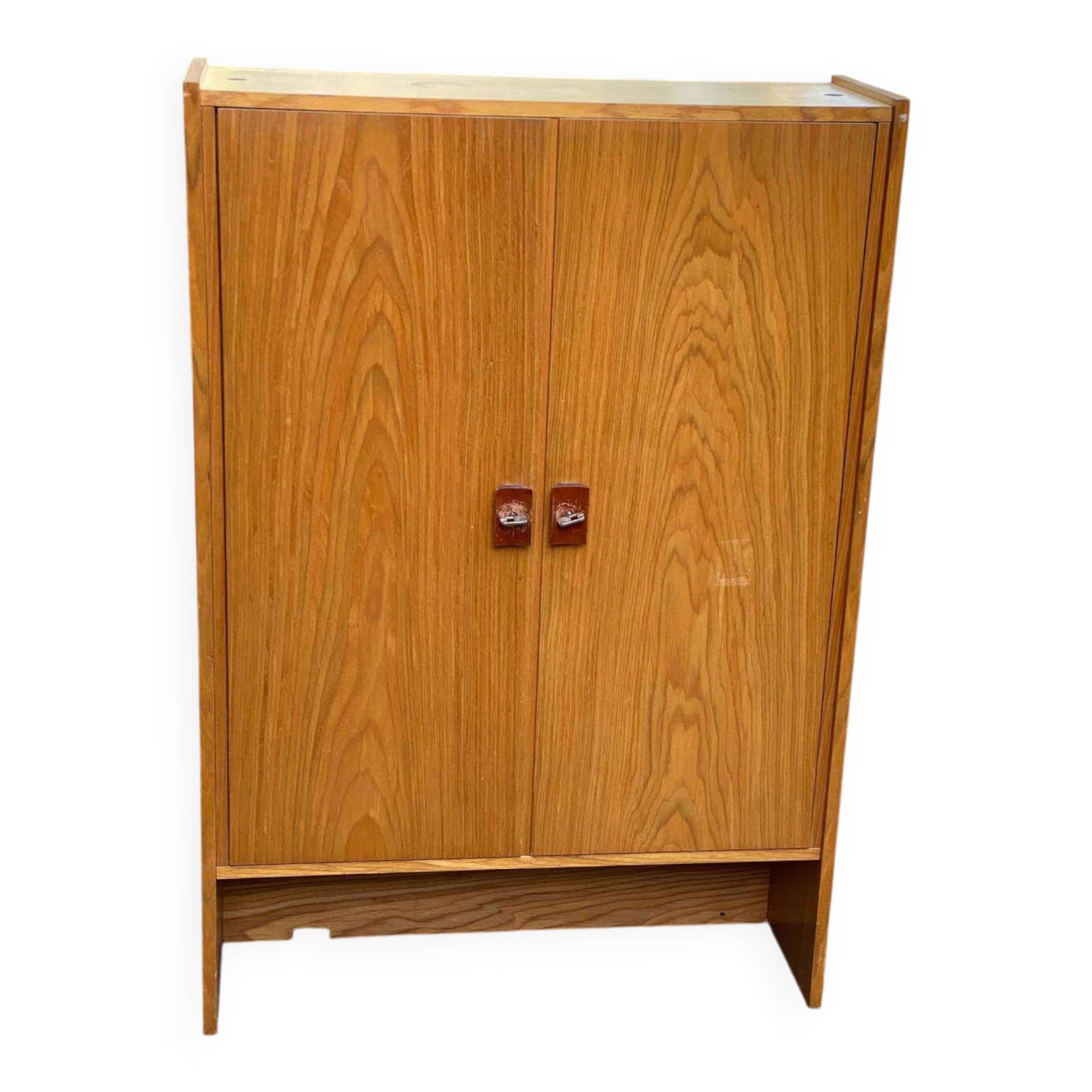 Small Scandinavian oak wardrobe from the 1970s.