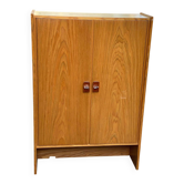 Small Scandinavian oak wardrobe from the 1970s.