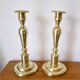 Pair of brass candlesticks