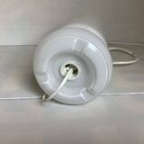 White glass paste lamp