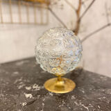 Glass "flower" globe lamp