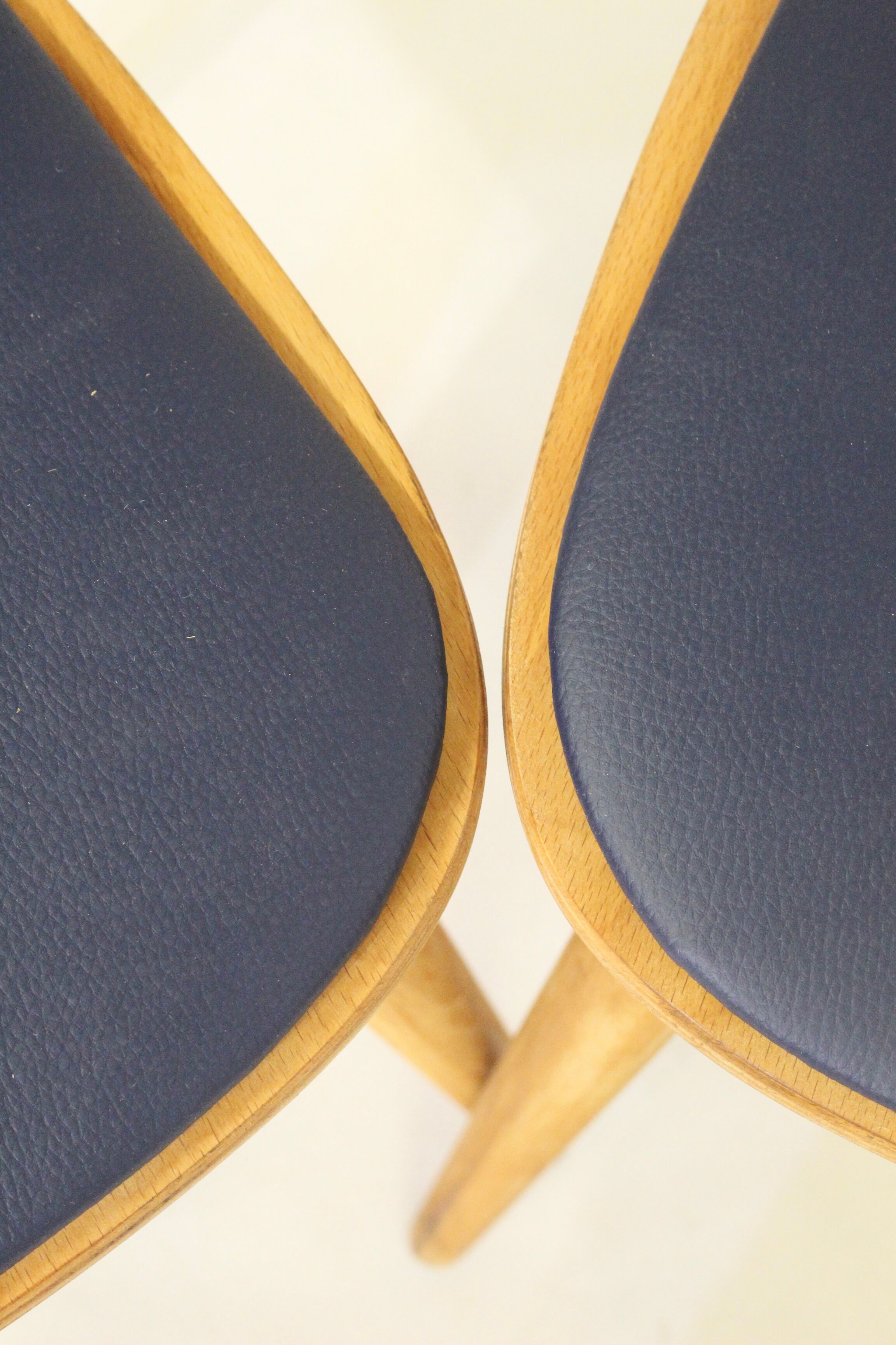 Lot de 6 chaises scandinave 1960