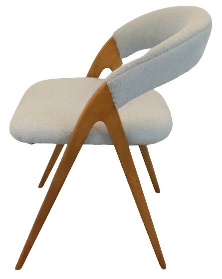 WK möbel style fauteuil / stoel in Teddy 'Mehlmels'