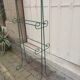 Wrought iron towel rack