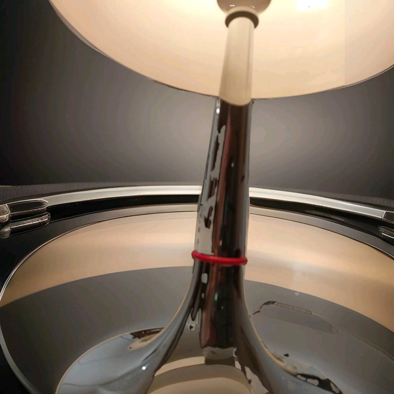 XXL Lamp H 78 cm Bell in Murano Glass