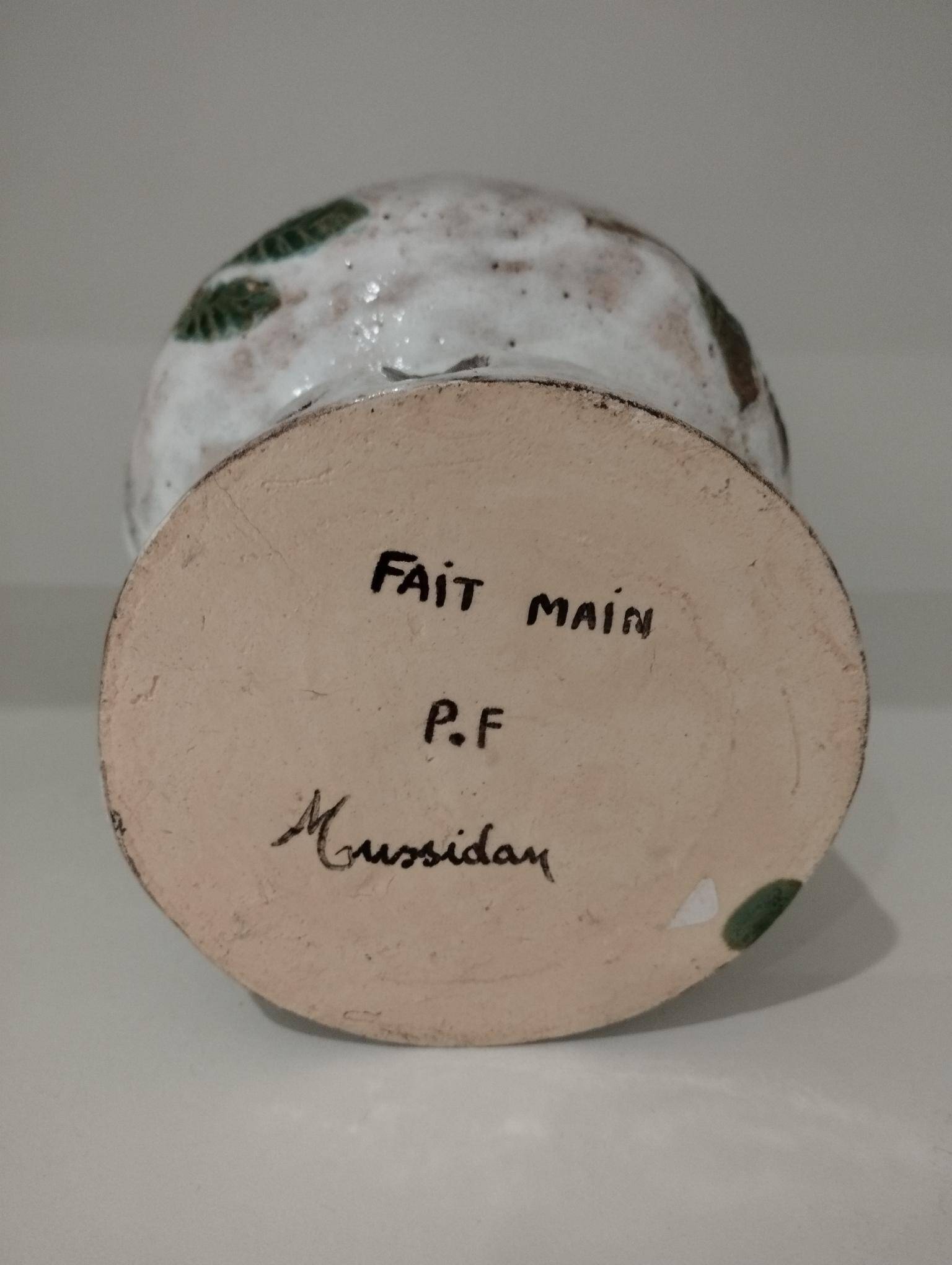 Lamp base with incised decoration