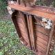 Vintage camping table bistro 1950s vintage