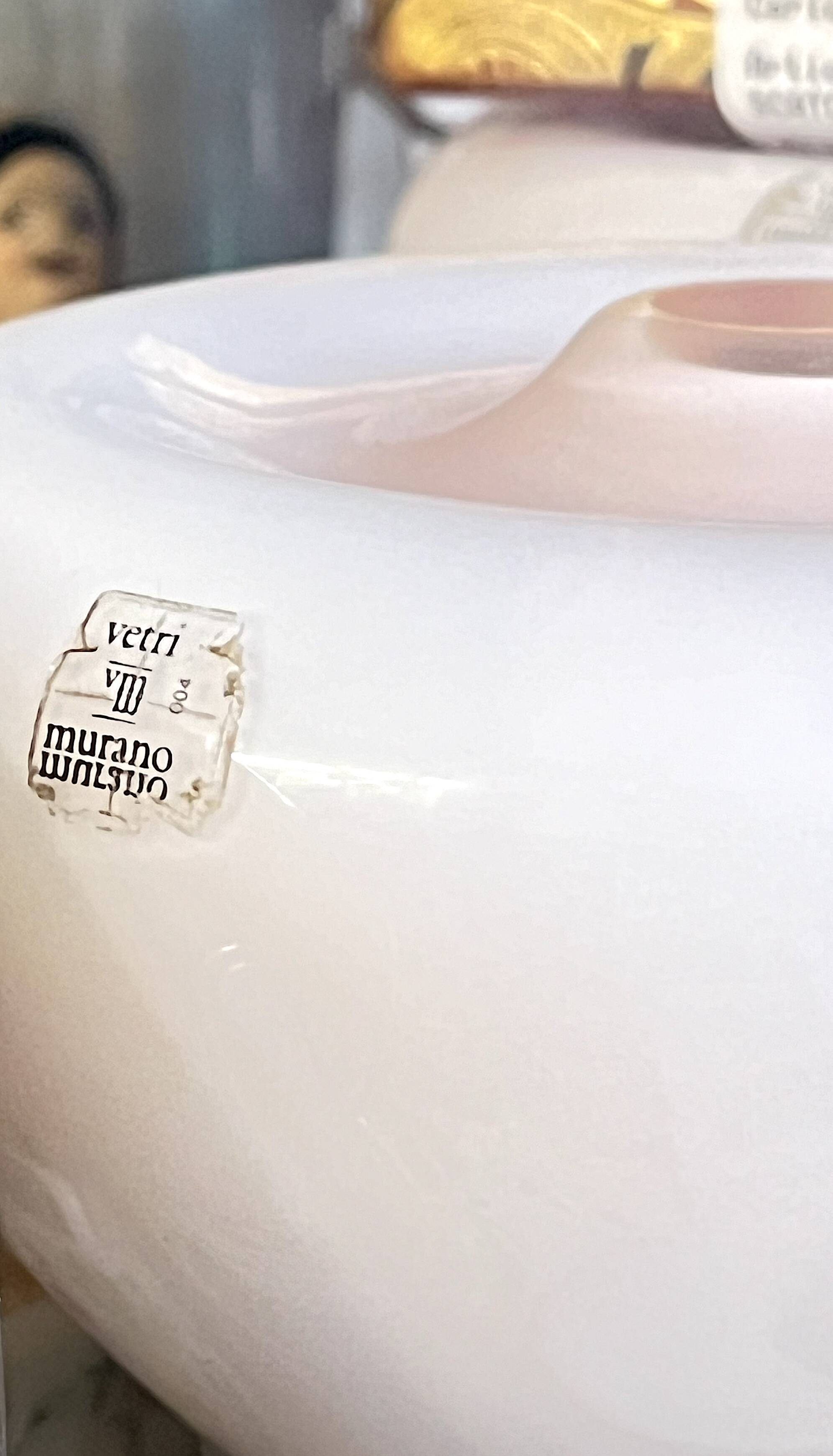 Pair of Murano glass bedside lamps, 1970