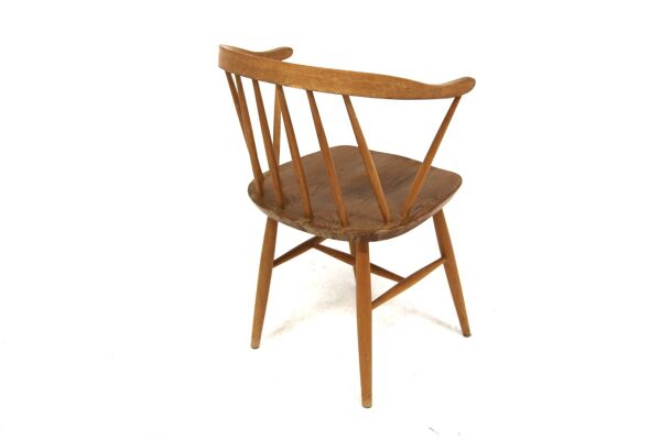 Set de 3 chaises scandinave ''Pinnstolar'', Nesto, Nässjö, Suède, 1960