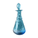 Carafe in blue chissed glass  and its pine cone-shaped cap