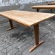 Trio de table bistrot vintage pliante 1950