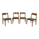 Mid-Century Teak Model 26 Dining Chairs by Henry Kjærnulf for Korup Stolefabrik, Denmark, 1960s, Set of 4