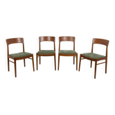 Mid-Century Teak Model 26 Dining Chairs by Henry Kjærnulf for Korup Stolefabrik, Denmark, 1960s, Set of 4