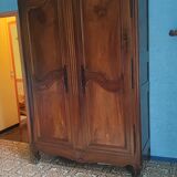 Large Louis XV style gendarme's hat-shaped wardrobe