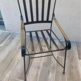Handmade wrought iron chair