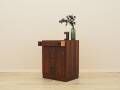 Danish rosewood chest of drawers with lockable cabinet, 1960s