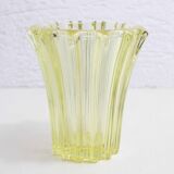 Art Deco Pierre D'Avesn yellow vase