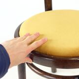 Vintage Bentwood Chair, Thonet Design, Czechoslovakia 1940s