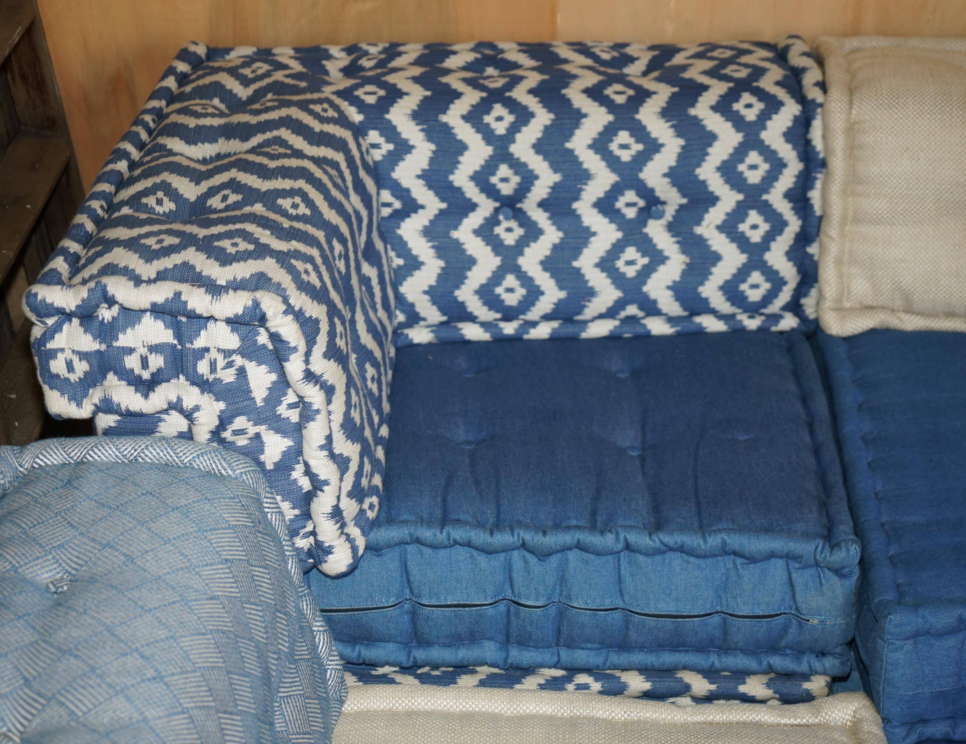 ROCHE BOBOIS Canapé Modulaire Kenzo Mah Jong 11 pièces Hans Hopfer