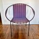 Fauteuil tressé africain