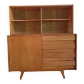Meuble vitrine à quatre tiroirs, une porte jiri jiroutek