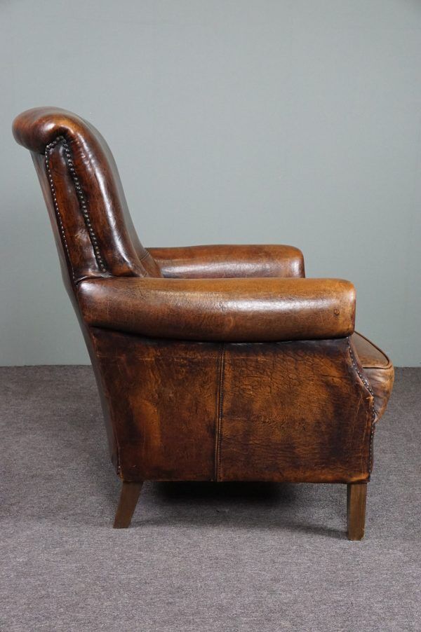Sheepskin armchair