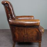 Sheepskin armchair