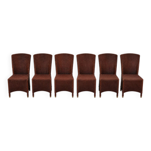 6 chaises vintage en Lloyd Loom – Vincent Sheppard