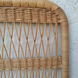 Vintage rattan headboard