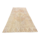 Handmade vintage pastel area rug